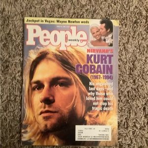 Vintage people magazine featuring Kurt Cobain 1994